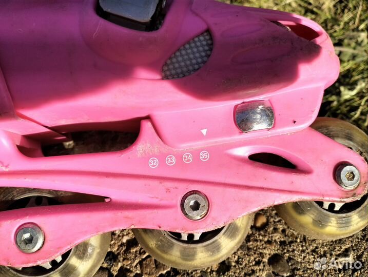 Роликовые коньки детские раздвижные