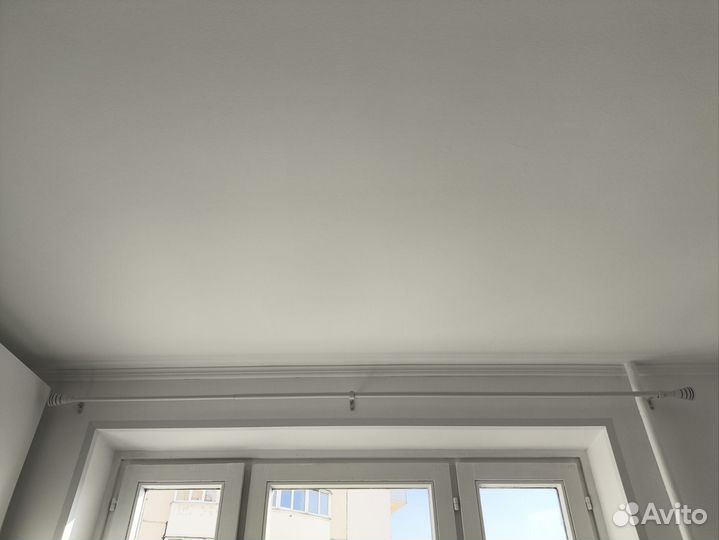 Карниз настенный один ряд, 160-300, белый