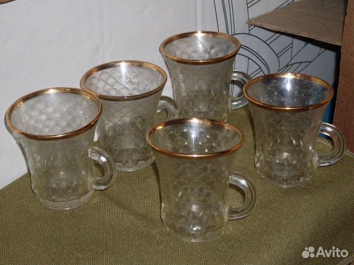 Посуда СССР (цветное стекло)