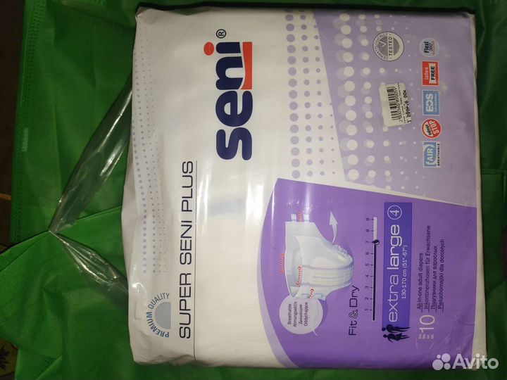 Памперсы для взрослых seni 4 размер
