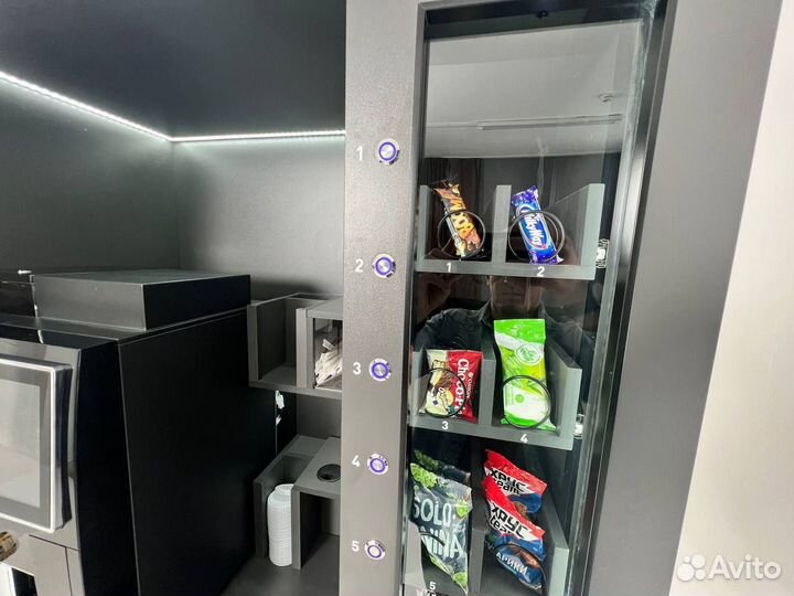 Кофейная точка с снековым аппаратом в наборе