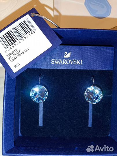 Серьги Swarovski Bella Blue