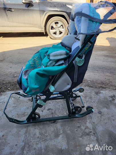 Детские санки коляска