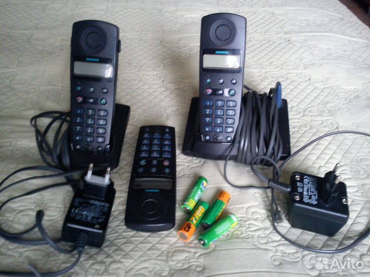 Радиотелефон Siemens Gigaset 3010+доп.трубка б/у