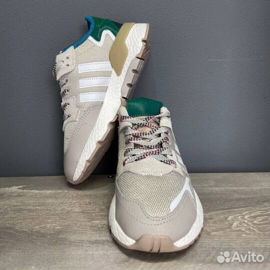 Adidas Nite Jogger Grey-Green (38р)