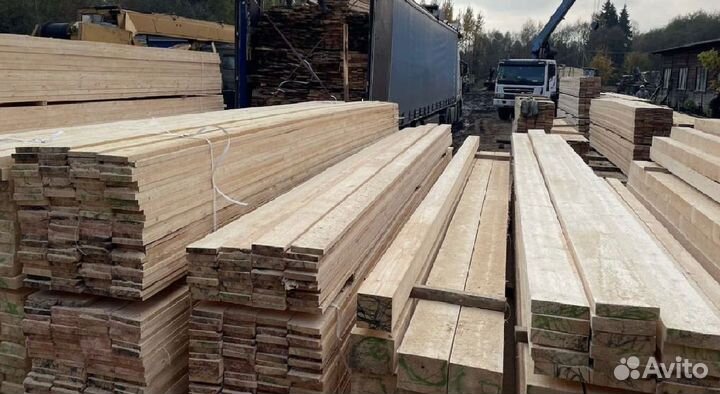 Доска обрезная 40х150х6000