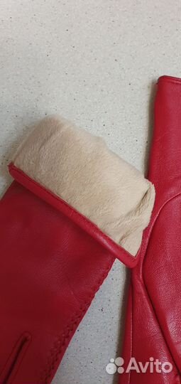 Перчатки кожаные