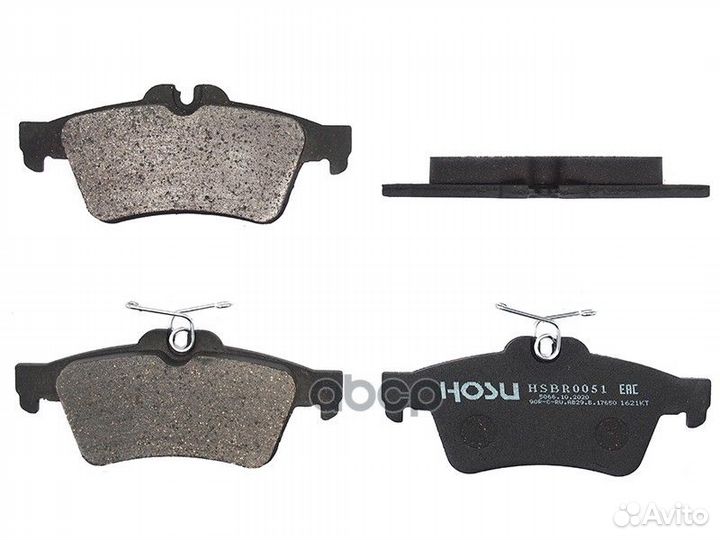 Колодки тормозные зад mazda 3 03-13/ford focus