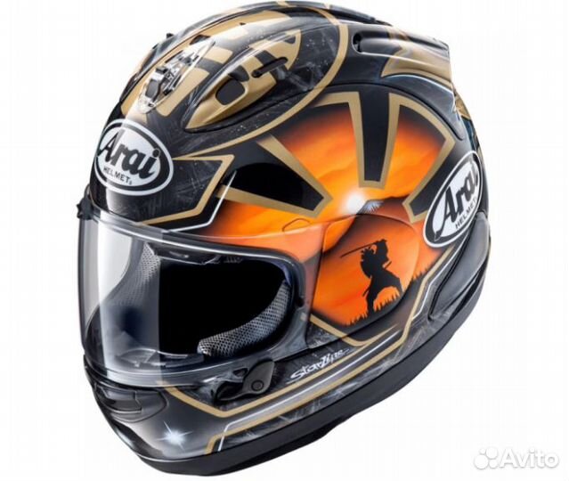 Шлем arai RX-7V Pedrosa Spirit Gold