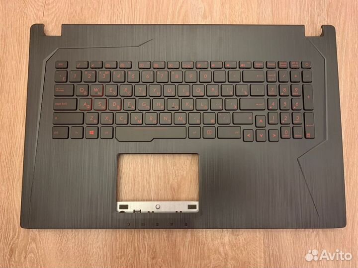 Топкейс Asus ROG gl753vd черный с подсветкой RGB