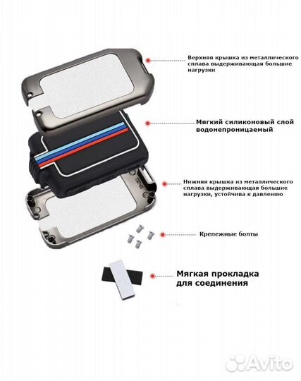 Чехол для ключей volvo