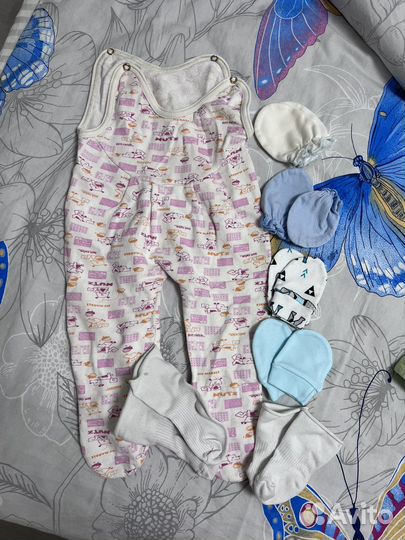 Детские вещи от 0-3 месяцев пакетом