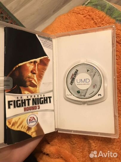 Диск PSP Fight Night round 3