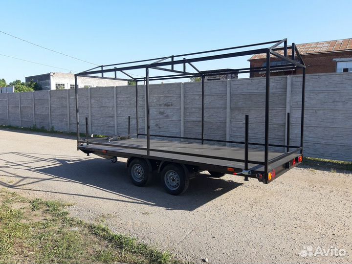 Прицеп с каркасом