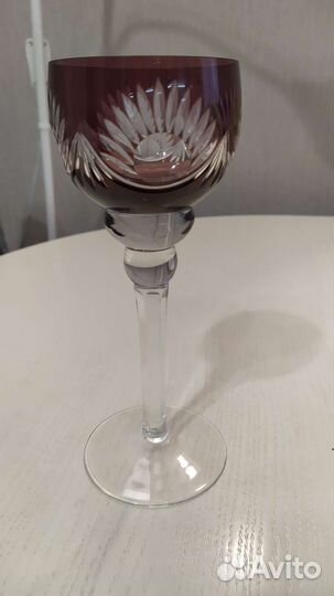 Хрустальные бокалы фужеры рюмки