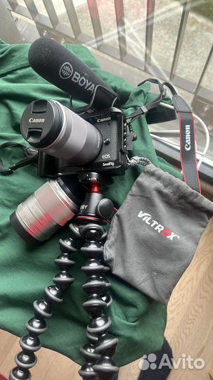 Canon eos m6 mark ii +2 объектива штатив и клетка