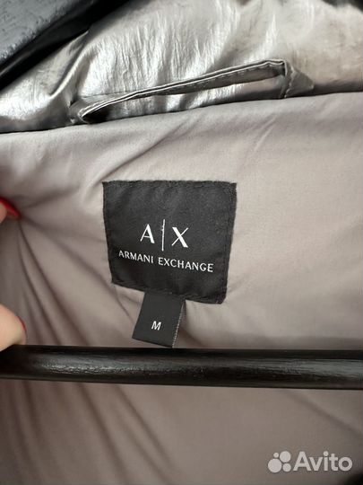 Armani exchange пуховик женский