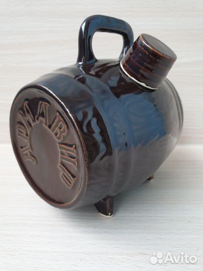 Горшок, бочонок керамический. Хорошее состояние