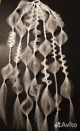 Афрохфост, афрорезинки, 3Д косы съемные