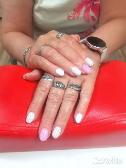 Маникюр наращивание