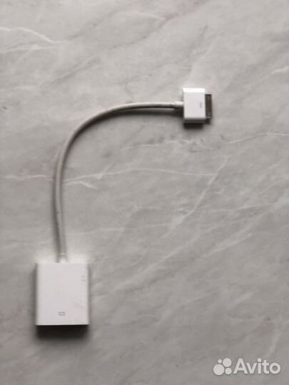 Переходник VGA - 30 pin для Apple iPhone iPad