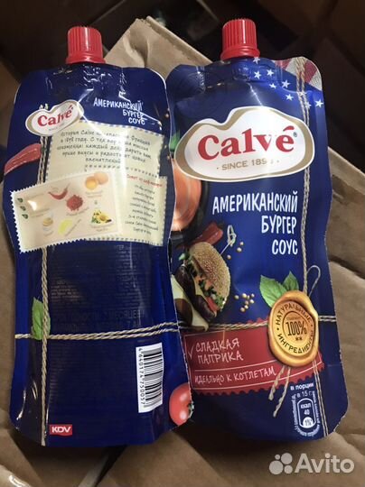 Соус Calve Американский бургер, 230 г - 3 шт