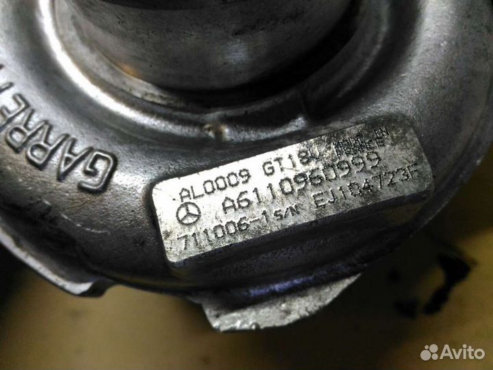 Mercedes c e 220cdi 2.2 A6110960999 турбина