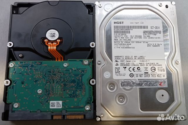 Жесткий диск hgst 3TB Ultrastar 7K4000 HUS724030AL