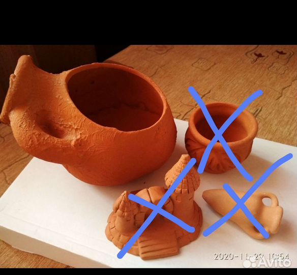 Декор для аквариума. Кувшин