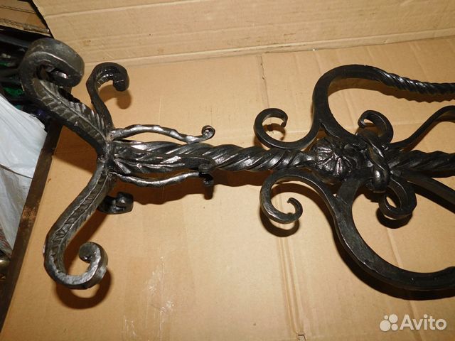 Кованный, напольный подсвечник на 3 свечи СССР