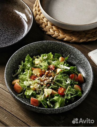 Тарелка круглая, фарфор