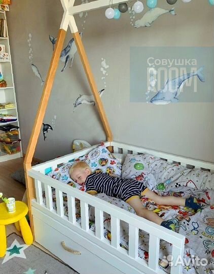 Кровать вигвам