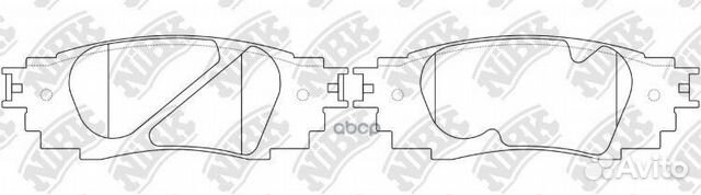 Колодки тормозные задние 0446633220 0446648160