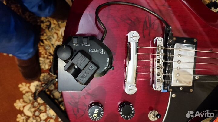 Гитарный синтезатор Roland gr-55 с датчиком Gk-3