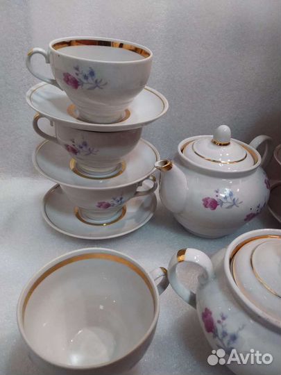 Чайный сервиз СССР Городница