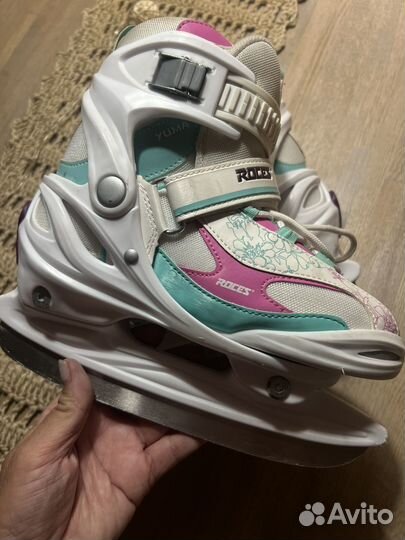 Коньки раздвижные Roces для девочки 30-35 р