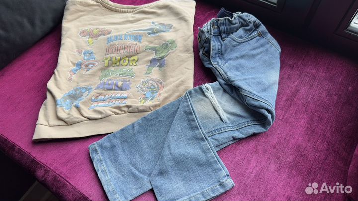 Одежда пакетом на мальчика 110