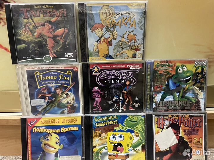Cd диски с играми и программами