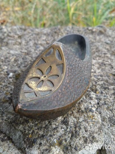 Пепельница из меди туфель СССР