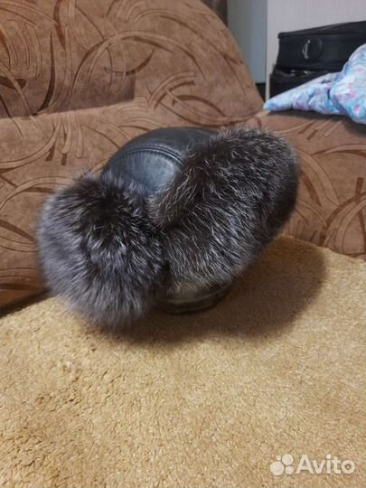 Меховая мужская шапка ушанка