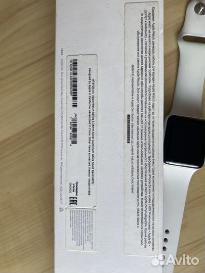 Часы apple watch 3 38 mm