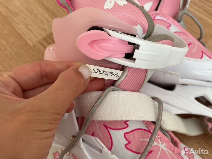 Роликовые коньки детские раздвижные рр 26-29
