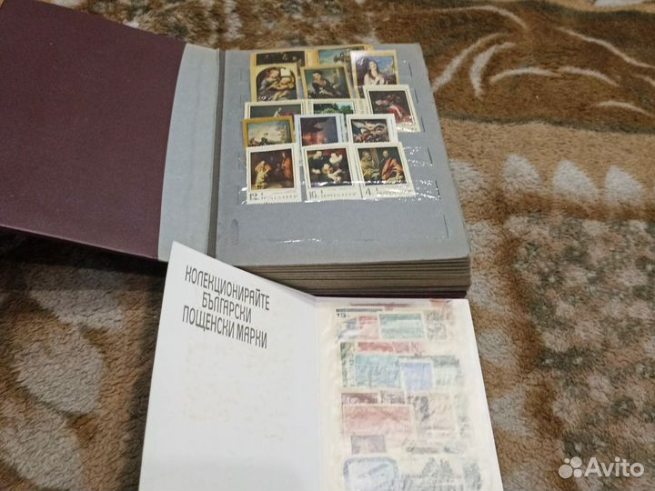 Марки СССР в альбоме