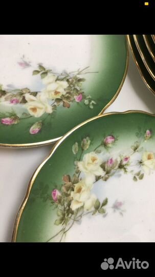 Антикварный набор тарелок Гарднер