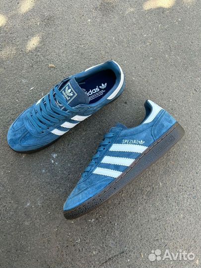 Кроссовки adidas handball spezial blue white