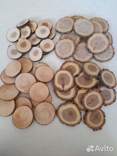Спилы дерева для декора и интерьера