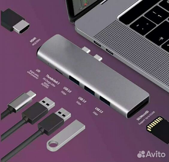 Usb Hub macbook концентратор