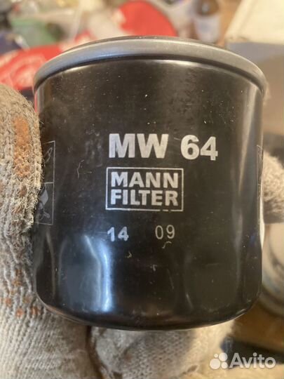 Фильтр масляный мото MW65 mann-filter