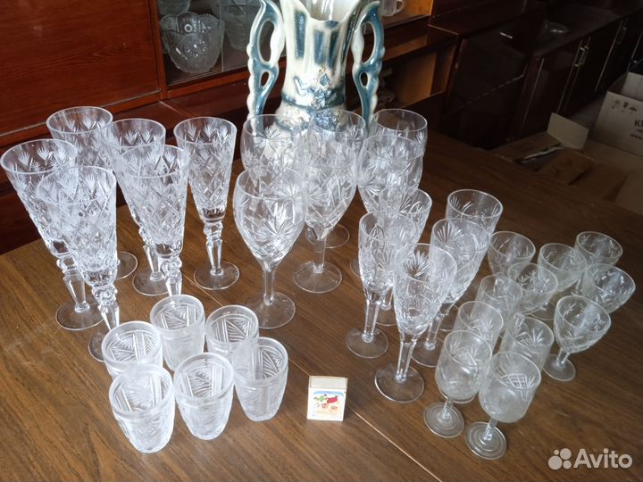 Рюмки времён СССР. Хрусталь и стекло