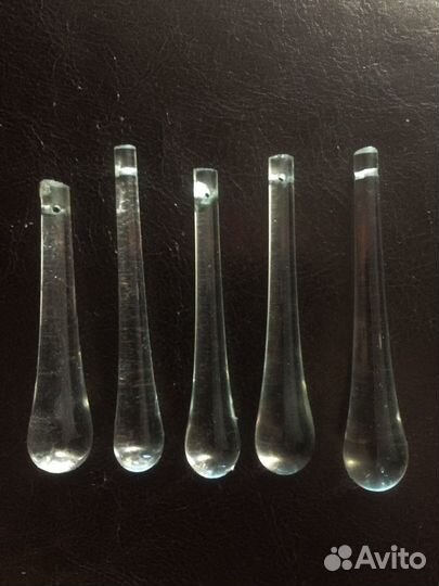 Хрустальные подвески и др.детали люстр СССР